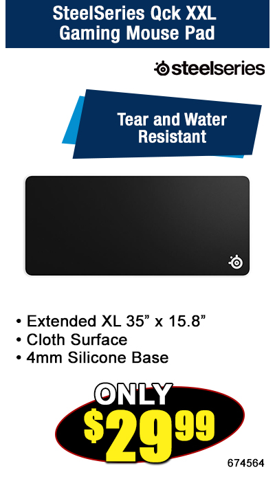 SteelSeries Qck XXL Gaming Mouse Pad