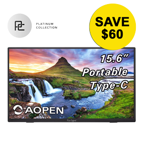 Acer 16PM1Q Jbmiuux 15.6" FHD (1920 x 1080) 60Hz Portable Monitor