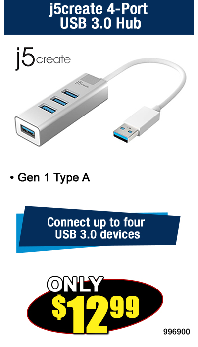 j5create 4-Port USB 3.0 Hub