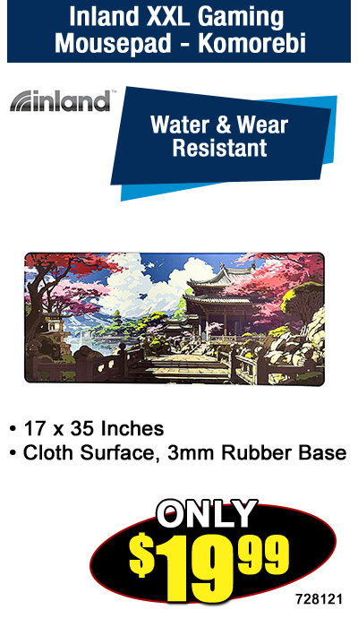 Inland XXL Gaming Mousepad