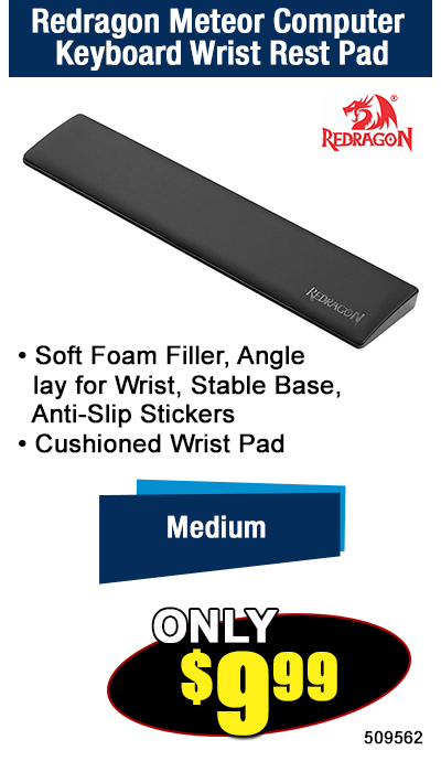 Redragon Meteor Computer Keyboard Wrist Rest Pad