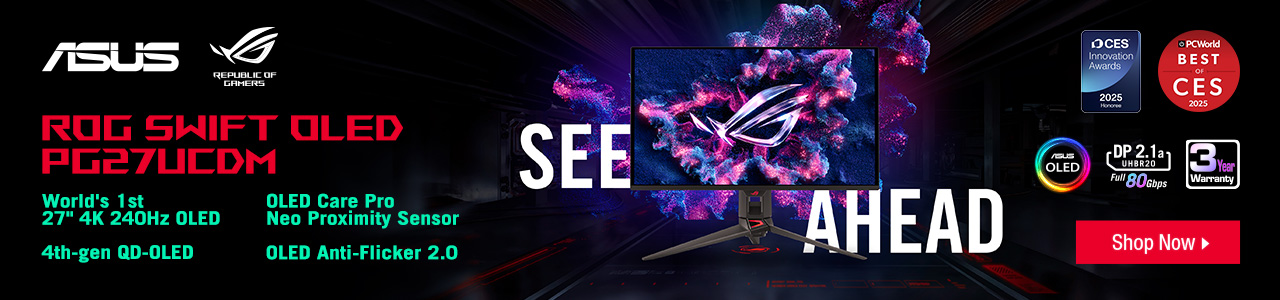 ASUS ROG SWIFT OLED Monitor - Shop Now