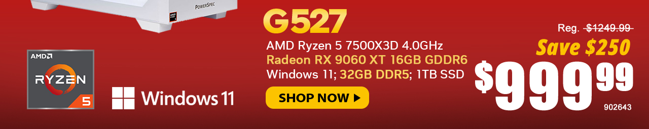 PowerSpec G527 Gaming Desktop - Shop Now
