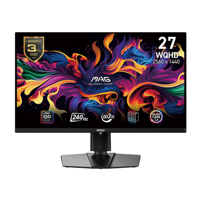 MSI MAG 271QPX QD-OLED E2 26.5" 2K WQHD (2560 x 1440) 240Hz Gaming Monitor