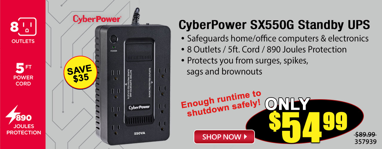 CyberPower SX550G Standby UPS