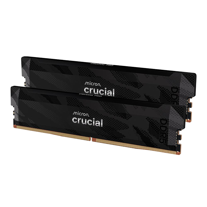 Crucial Pro 32GB (2 x 16GB) DDR5-6400 PC5-51200 CL38 Dual Channel Desktop Memory Kit