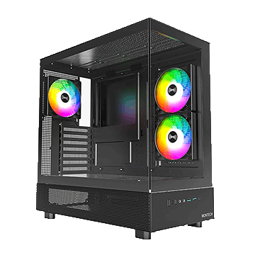 Montech XR Tempered Glass ATX Mid-Tower Computer Case