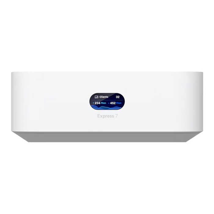 Ubiquiti UniFi Express 7 Mesh-scalable, super-compact 10G Cloud Gateway with integrated WiFi 7