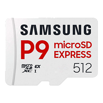 Samsung P9 512GB microSD Express Class 10 Flash Memory Card