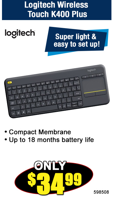Logitech Wireless Touch K400 Plus