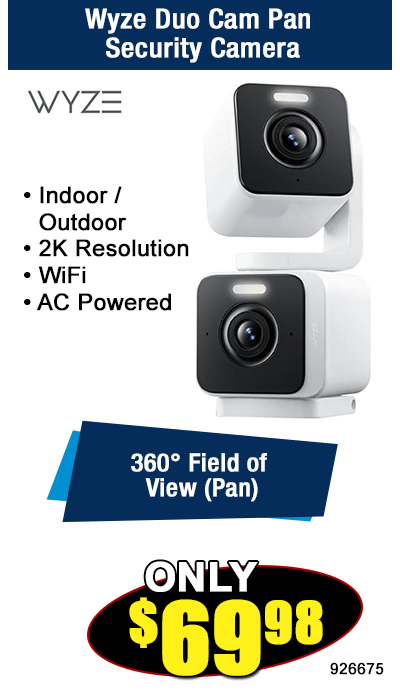 Wyze Duo Cam Pan Security Camera