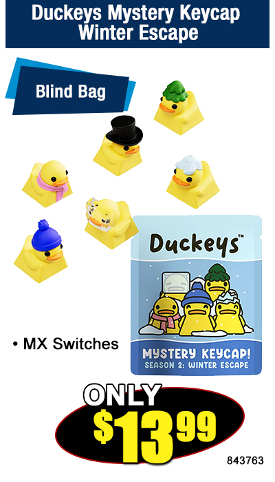 Duckeys Mystery Keycap Winter Escape