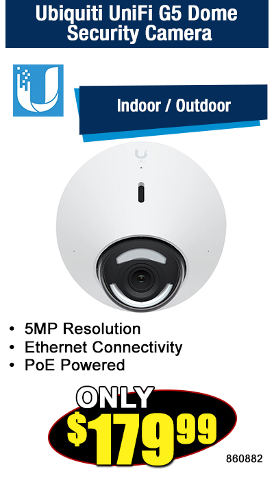 Ubiquiti UniFi G5 Dome Security Camera