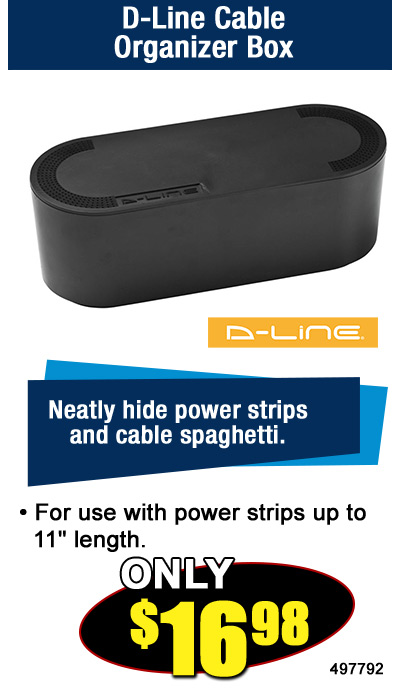 D-Line Cable Organizer Box