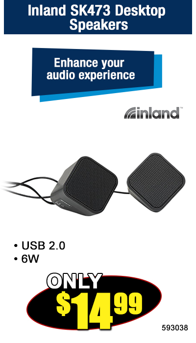 Inland SK473 Desktop Speakers