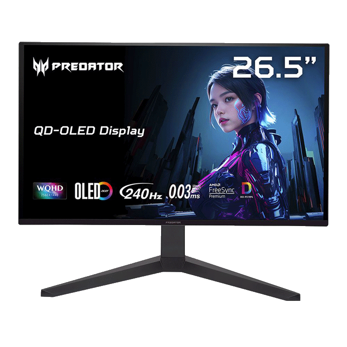 Acer Predator X27U W1bmiipprx 26.7" 2K QHD (2560 x 1440) 240Hz Gaming Monitor