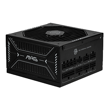 MSI MAG A1000GLS PCIE5 1000 Watt 80 Plus Gold ATX Fully Modular Power Supply