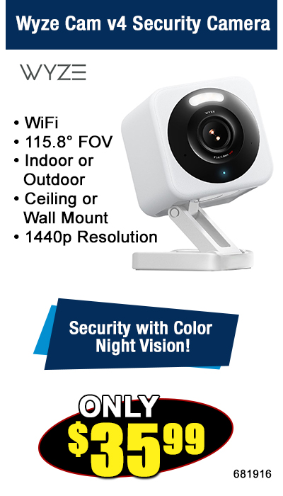 Wyze Cam v4 Security Camera