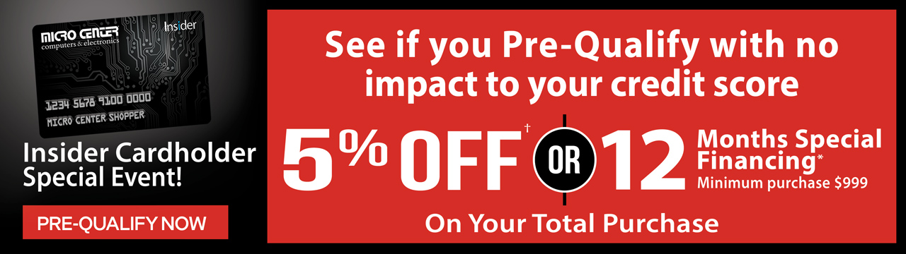 Insider Cardholder Special Event! - Pre-Qualify Now