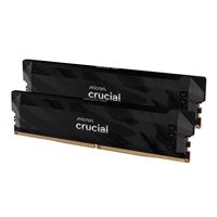 Crucial Pro 32GB (2 x 16GB) DDR5-6400 PC5-51200 CL32 Dual Channel Desktop Memory Kit CP2K16G64C32U5B - Black