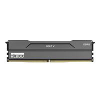 KLEVV BOLT V 32GB (2 x 16GB) DDR5-6000 PC5-48000 CL30 Dual Channel Desktop Memory Kit 5AGUA80-60A300H - Charcoal Gray