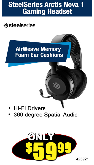 SteelSeries Arctis Nova 1 Multi-System Gaming Headset