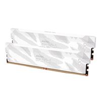 Crucial Pro Overclocking 32GB (2 x 16GB) DDR5-6400 PC5-51200 CL32 Dual Channel Desktop Memory Kit CP2K16G64C32U5W - White