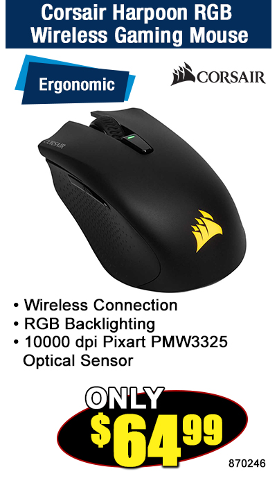 Corsair Harpoon RGB Wireless Gaming Mouse