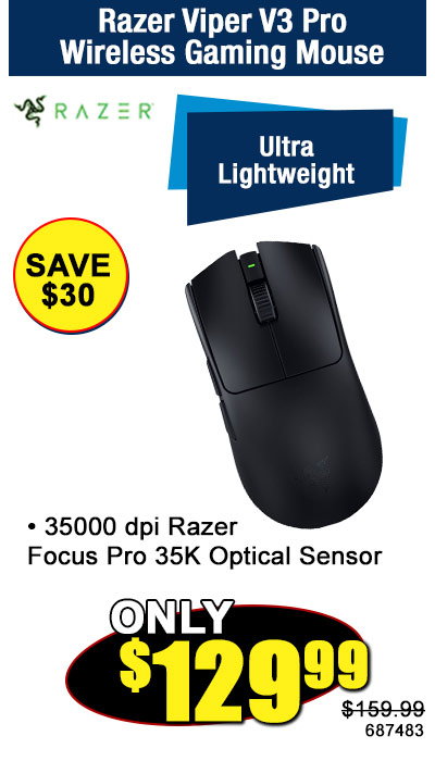 Razer Viper V3 Pro Ultra-Lightweight Wireless Gaming Mouse