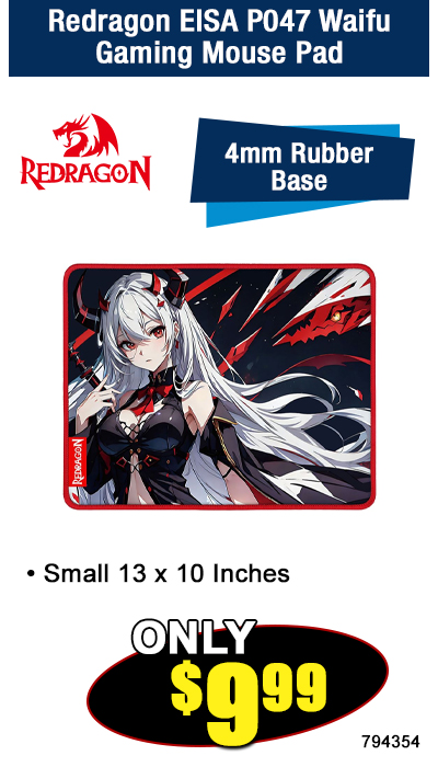 Redragon EISA P047 Waifu Gaming Mouse Pad
