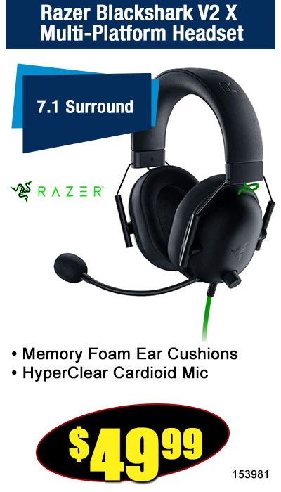 Razer Blackshark V2 X Multi-Platform Headset