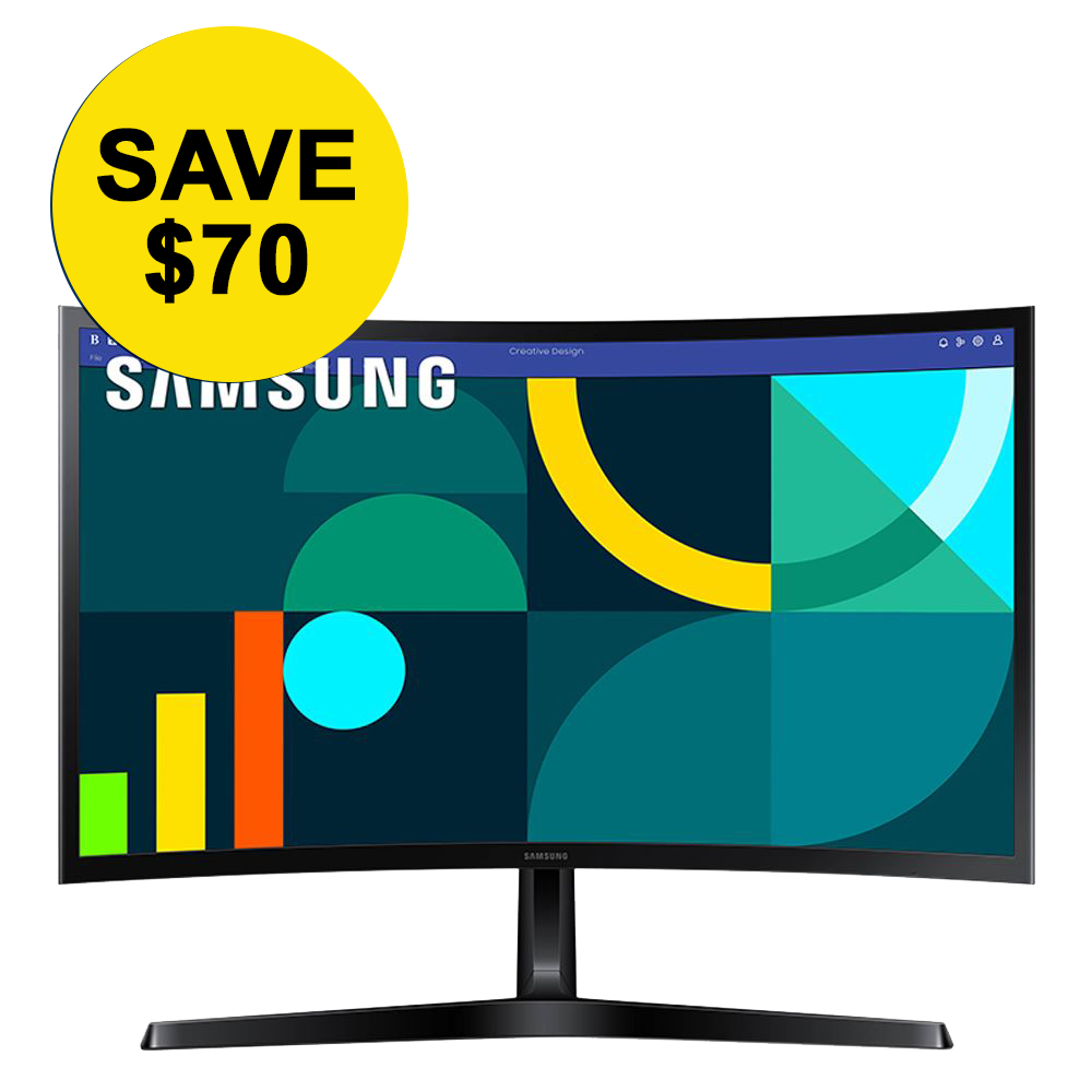 Samsung S3 LS24D368GANXZA 23.8" Full HD (1920 x 1080) 100Hz Curved Screen Monitor