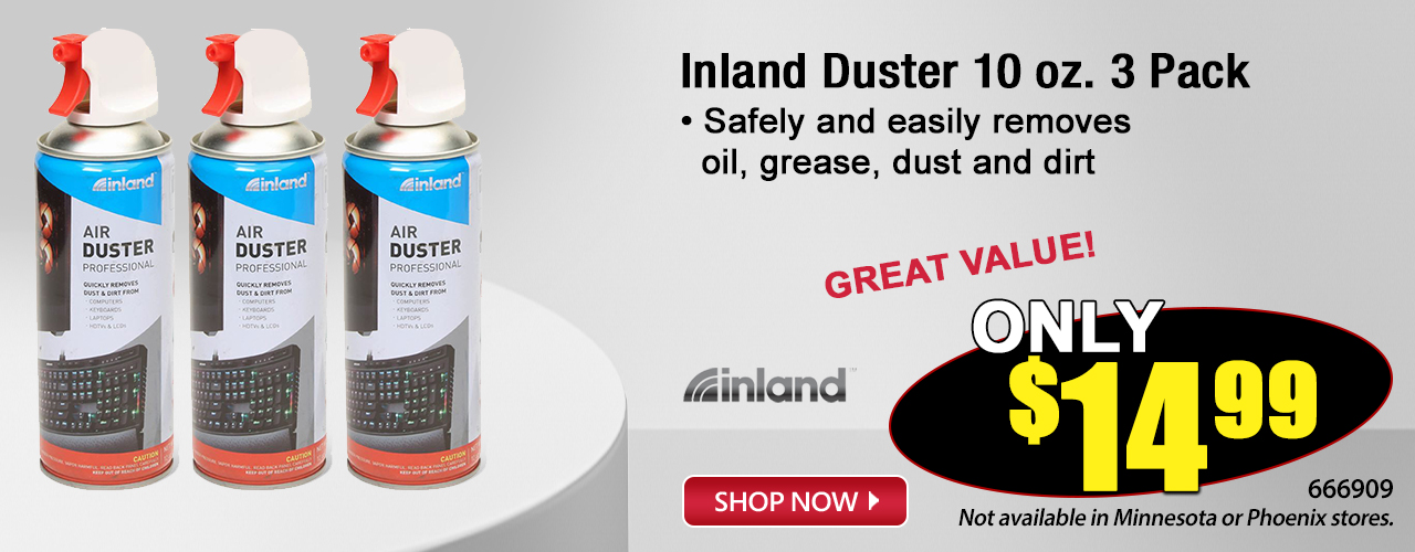 Inland Duster 10 oz. 3 Pack - Shop Now