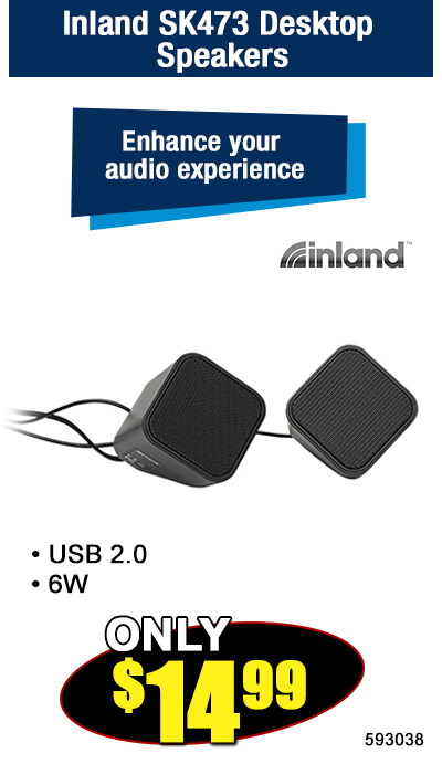 Inland SK473 Desktop Speakers