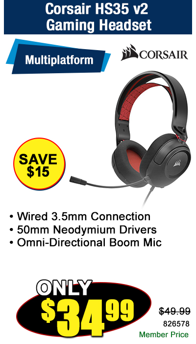 Corsair HS35 v2 Gaming Headset