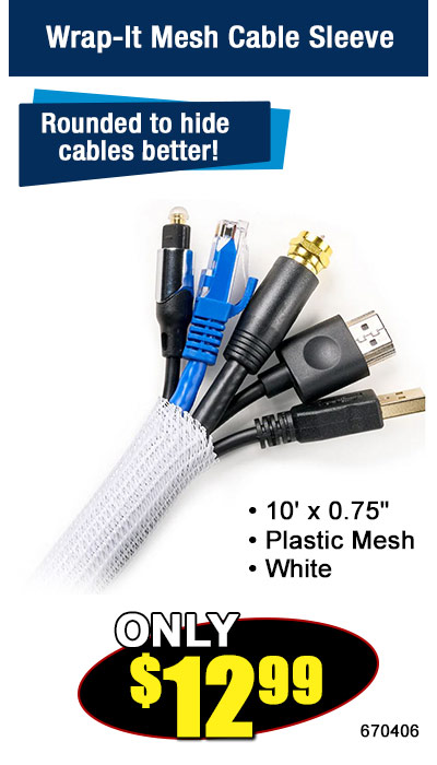 Wrap-It Mesh Cable Sleeve