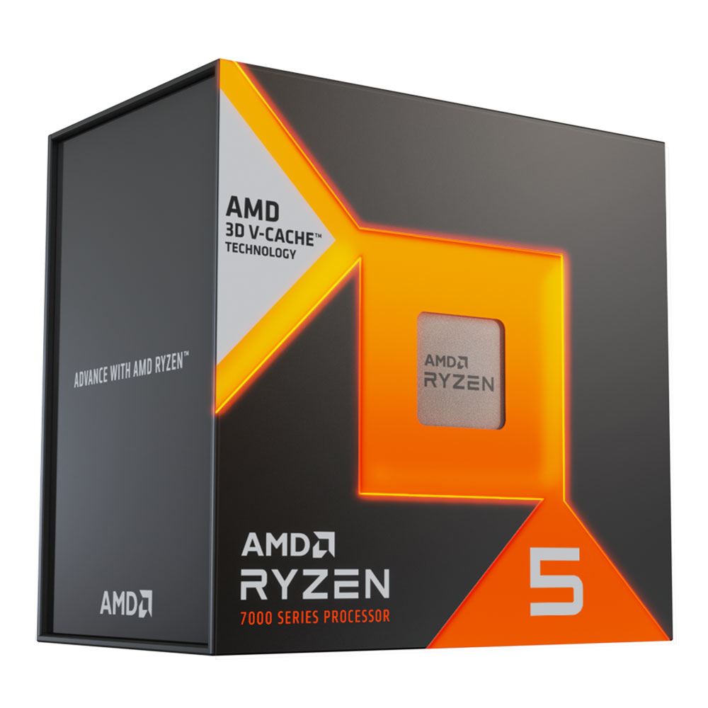 AMD Ryzen 5 7600X3D Raphael AM5 4.1GHz 6-Core Boxed Processor - Heatsink Not Included