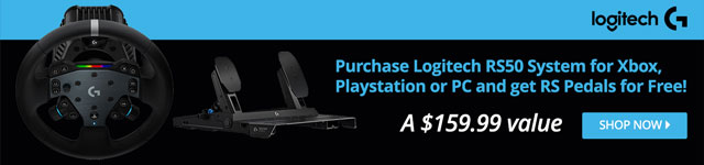Purchase Logitech R550 System for Xbox, Playstation or PC and get R5 Pedals for Free! - Shop Now