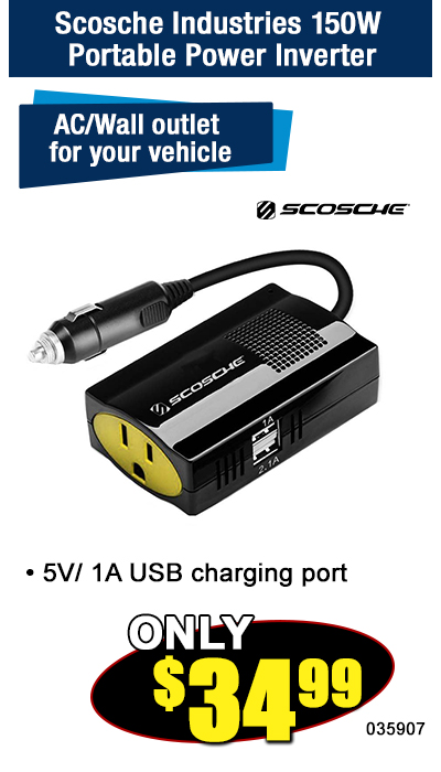 Scosche Industries 150W Portable Power Inverter