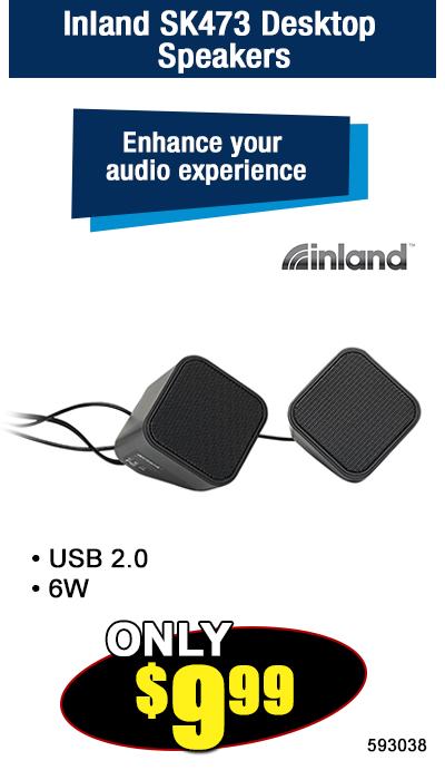Inland SK473 Desktop Speakers