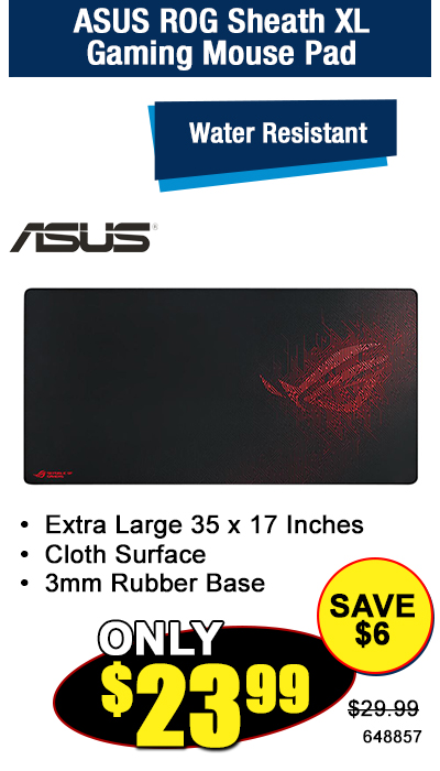 ASUS ROG Sheath XL Gaming Mouse Pad