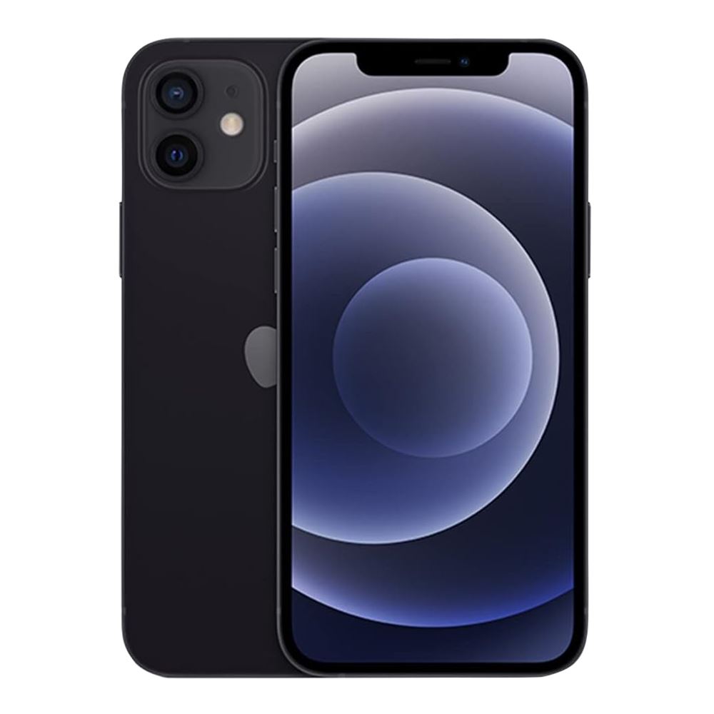 Apple iPhone 12 Unlocked 5G - Black Smartphone (Renewed)