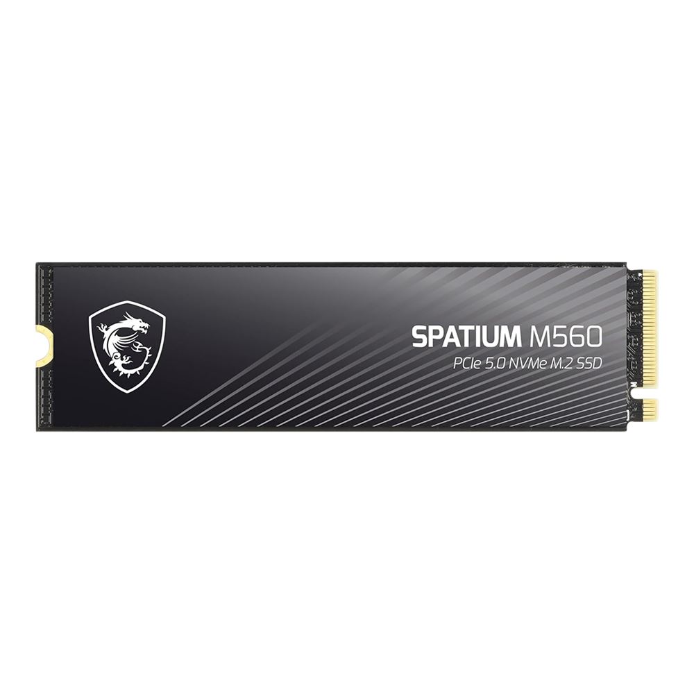 MSI SPATIUM M560 1TB SSD 3D NAND PCIe Gen 5 x4 NVMe M.2 Internal Solid State Drive