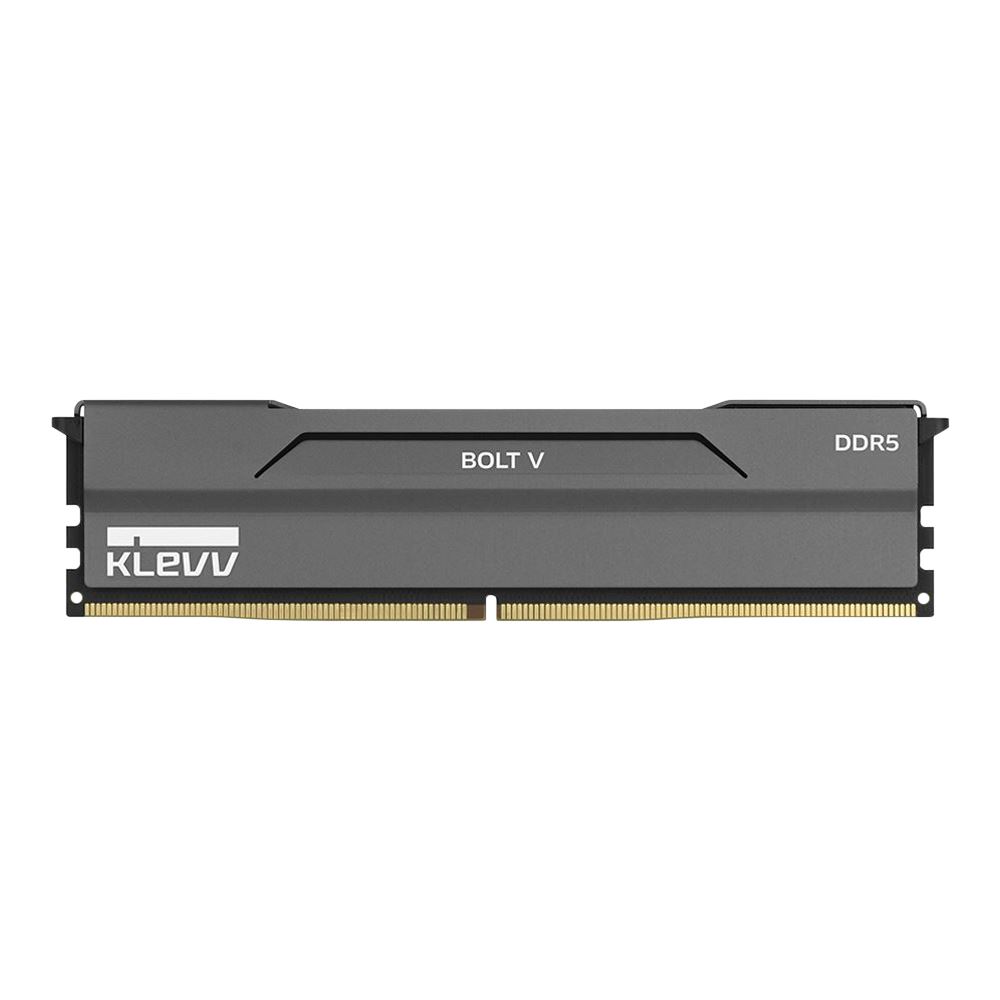 KLEVV BOLT V 32GB (2 x 16GB) DDR5-6000 PC5-48000 CL30 Dual Channel Desktop Memory Kit 5AGU880-60A300H - Charcoal Gray