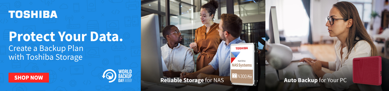 Toshiba World Backup Day - Learn More