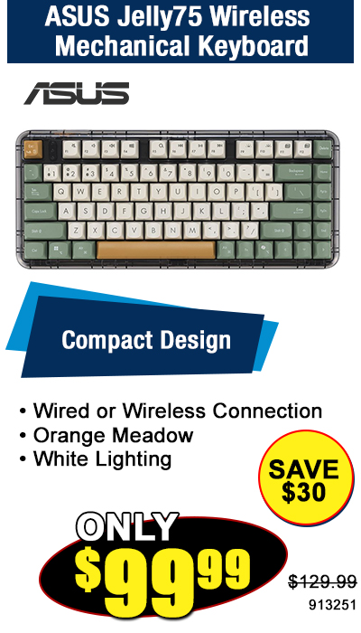 ASUS Jelly75 Wireless Mechanical Keyboard