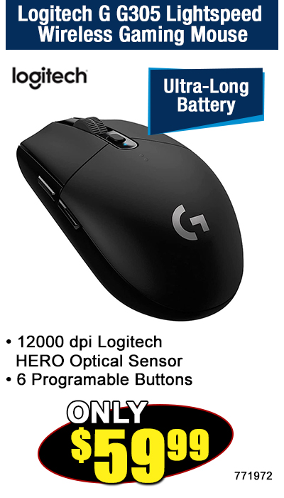 Logitech G G305 Lightspeed Wireless Gaming Mouse