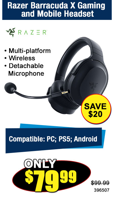 Razer Barracuda X Gaming and Mobile Headset