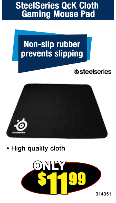 SteelSeries QcK Cloth Gaming Mouse Pad