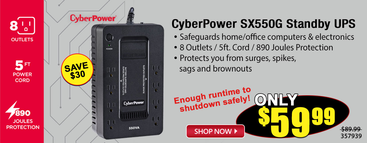 CyberPower SX550G Standby UPS